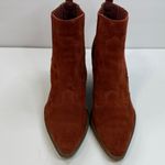 Sam Edelman  Terracotta Suede Ankle Boots Photo 1