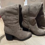 BP . Taupe Suede Knee-High Boots Photo 2