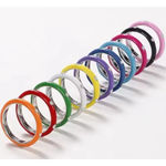 Boutique Pave Diamond Black & White Stackable Ring | 925 Sterling Silver‎ Enamel Photo 14