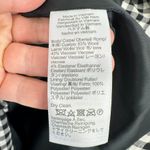 Madewell  Black White Gingham V-Neck Mini Vest Dress Button Front Size 6 NWT Chic Photo 9