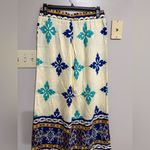 La Reyna by Fancy Fashion boutique wide leg pants NWT XL Blue Photo 2