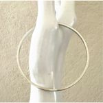 Swavorski Swarovski silver tone thin bangle bracelet Photo 4