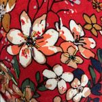 Aratta Silent Journey Red Floral Embellished Button Down Shirt Photo 7