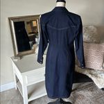Veronica Beard  Arlington dark Oxford denim wrap midi western dress 12​ Photo 11