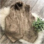 EXPRESS NWT  faux fur open front vest size M/L Photo 2