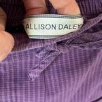 Allison Daley  Purple Check Capri Pants Cargo Cotton Fits Small Womens 8 Comfy Photo 9