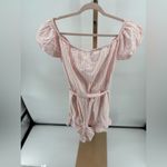 Topshop NWT pink gingham short sleeve romper size 14 Photo 7