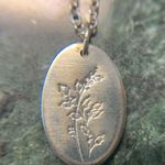 December Birth Month Flower Holly Necklace 925 Sterling Silver 19” Photo 3