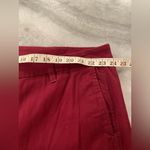 J.Crew NWT Size 22 Cranberry High Rise Girlfriend Chino Cotton Stretch Pants Photo 7