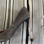 Banana Republic  Hello Sole Mate Gold Metallic Heels size 6 Glitter Stiletto Pump Photo 9