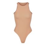 SKIMS  Ochre Tan Beige Fits Everybody High Neck Bodysuit - XL Photo 1
