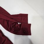 L'Agence  Thea Twist Front Dress in Black Cherry Size 0 Photo 14