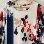 Maeve Anthropologie  Anthousai Floral Knit Sweater Dress Bell Sleeves Size XS Photo 3