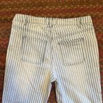 Blank Paige  DENIM COLLECTION BLUE & WHITE PARALLEL STRIPE BUTTON FRONT JEANS Photo 5