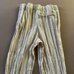 H&M STRIPED LINEN-BLEND PANTS Photo 5