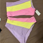 Beach Riot  Joyce One Piece Sublime Spring Colorblock Sz XL NWT Photo 6