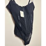 Free People Intimately Women's Night Rhythm Corset Bodysuit in Black Size XS Photo 7