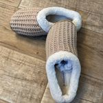 Dearfoams  Tan Knit Slippers- small US 5-6 Photo 1