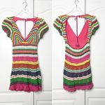NWT Love the Label Larona Rainbow Crochet‎ Dress Size XS Pink Photo 4