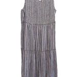 Caslon Carlita Multicolor Striped Tiered Sleeveless Maxi Dress Photo 1