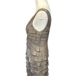 Adrianna Papell  Occasions Bronze Shutter Pleat Dress  & Jacket Sz 8 Photo 8