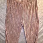 Calvin Klein Women's Pleated Wide Leg Pull On Pants Size XLarge Blush Photo 2