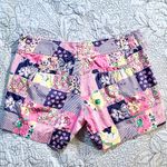 Lilly Pulitzer Callahan Shorts – Pink Patchwork Floral Preppy – Size 4 🧡 Photo 3