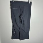 Women's Lululemon Size 4 Grey Wide‎ Leg Yoga Cropped Pant Athletic Gray Photo 3