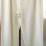 Kith NWOT New Womens Waffle Knit Jogger Sweatpants Cream Ivory White XS Pockets Photo 0