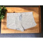 Just Be Light Blue Heather Drawstring Shorts Size Large Photo 9