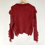Elan  Fringe Sweater Photo 3