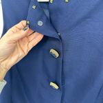 Lilly Pulitzer  Women's Navy Kelan 100% Dupioni Matte Silk Dress, Size 10, EUC Photo 3