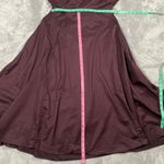 COS Dress 6 Puff Sleeve Midi Prairie Cottage Milkmaid Witchy Goth Flowy Pleated Photo 13