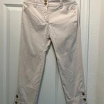 Charter Club Classic Fit Pants Cream w/White Pinstripe Size 6 Photo 4
