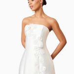 Elliatt Elegant White Strapless Dress Photo 7