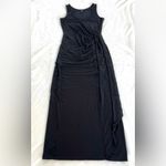 Ann Taylor  Black Ruched Sleeveless dress Photo 4