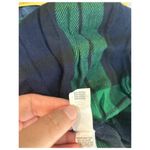 Aerie NWT Plaid Ruffle Romper Sleepwear Green Blue Size XS Photo 4