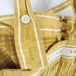 The Great The Laurel Dress Cotton Sundress Stripe Size 0 Gold Photo 11