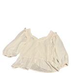 Topshop White Prairie Top Photo 6