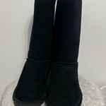 Bearpaw Eva Tall Black Suede Boots – Size 7 (B36) Photo 0