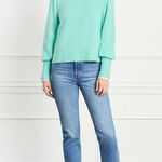 Hill House The Cropped Silvie Merino Wool Sweater in Ocean Wave Size S Photo 1