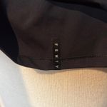 Fenty X savage Black fitted athletic Top with Blue Orange Flame Sleeves sz S/M Photo 1