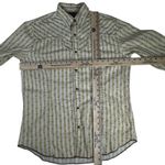 Vintage Red Brand Shirt Pearl Snap Western Rodeo sz medium Long Sleeve Photo 4