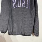 MV Sport  Gray Moar Oversized Crewneck Sweater Sz L Photo 3