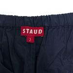 STAUD  Navy Blue Camila Trousers Lounge Pants Cargo Wide Leg Loose Pockets US 2 Photo 10