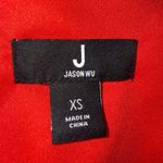 Jason Wu J By Jason Wu Red W/White Floral Print L/S Wrap Blouse NWOT Size XS Photo 7