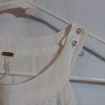 Free People  White Sleeveless Flowy Halter Neck Top Neutral Boho Size XS Photo 4