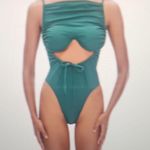 Andrea Iyamah  Emerald Cutout One-Piece Swimsuit Photo 3