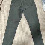 Gap  Girlfriend Green Distressed Jeans Olive 10R Photo 5