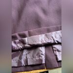 Jacqueline Ferrar  Vintage Dark Purple Midi Skirt Size 4 Photo 4
